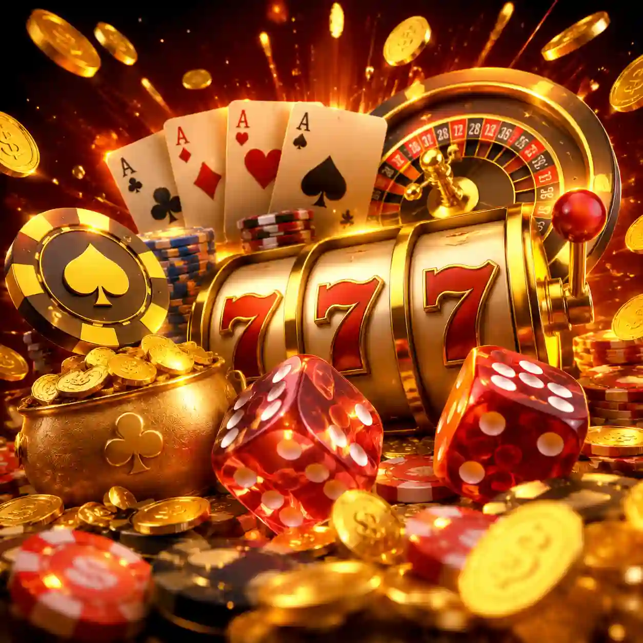 Grade de slots coloridos representando diferentes temas de jogo disponíveis na d82